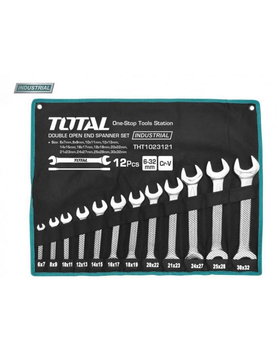 Total - set 12 chei fixe - 6-32mm (industrial) Total - 1