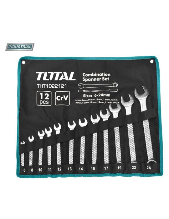 Total - set  12 chei combinate - 6-24mm (industrial) Total - 1