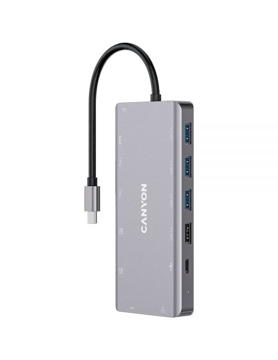 Canyon 13 in 1 usb c hub with 2*hdmi 3*usb3.0: Canyon - 1