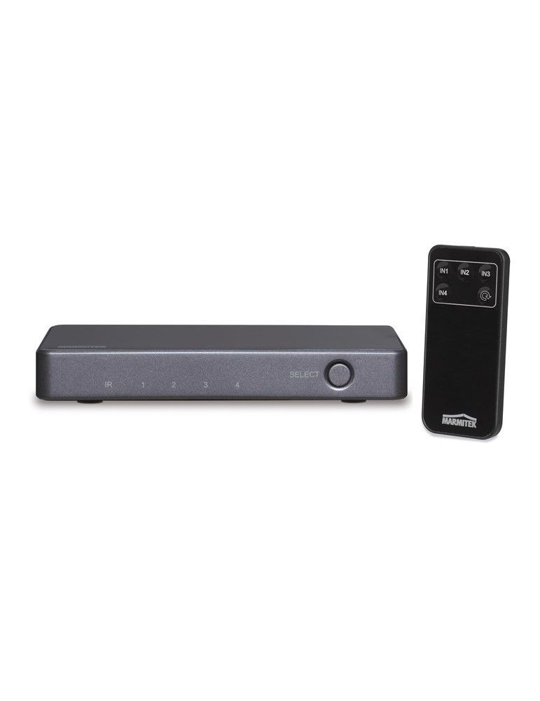 Switch hdmi 4x1 connect 620 uhd 2.0 marmitek 08336 4k@60hz(4:4:4) hdr hdcp2.2