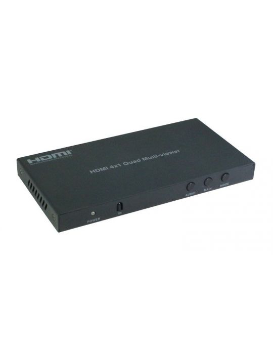 Quad multiviewer 4x1 evoconnect hds-841mv2 1080p@60hz 5 moduri de afisare Evoconnect - 1