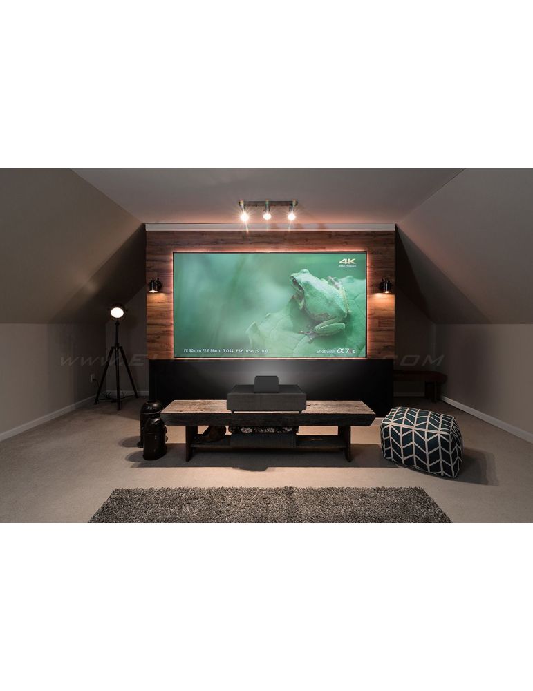 Epson projection tv videoproiector 4k eh-ls500b android si ecran elitescreens alr dedicat ptr ust aeon ar100h2-clr
