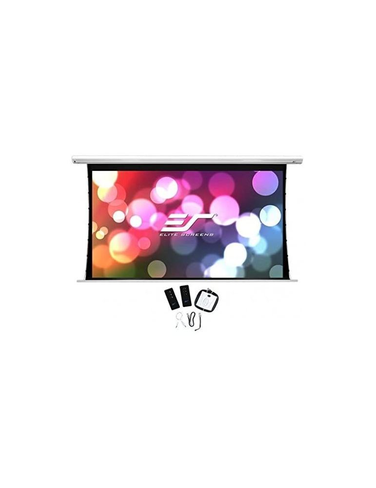 Ecran proiectie electric profesional 265.7 x 149.4 cm tensionat acusticpro elitescreens saker skt120xh-e20-auhd 16:9