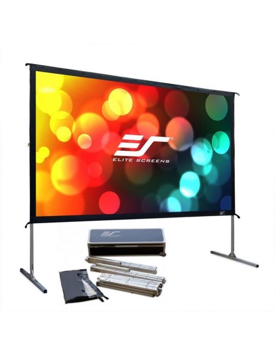 Ecran proiectie de podea 3048 x 2286 cm elitescreens quickstand q150v1 format 4:3 Elitescreens - 1