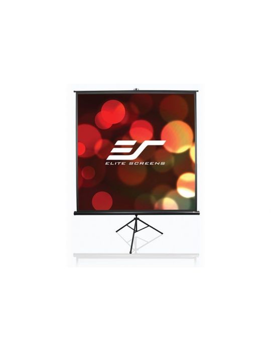 Ecran proiectie cu trepied 244 x 244 cm elitescreens t136uws1 format 1:1 Elitescreens - 1