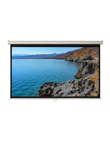 Ecran proiectie manual perete/tavan 200 x 113 cm blackmount format 16:9 Blackmount - 1 - Tik.ro