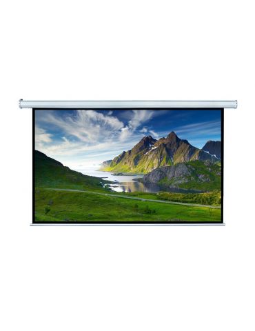 Ecran proiectie electric perete/tavan 300 x 169 cm blackmount cu telecomanda format 16:9 Blackmount - 1 - Tik.ro