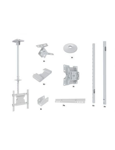 Multibrackets 2494 sistem montare consolă media 139,7 cm (55") Alb Multibrackets - 6
