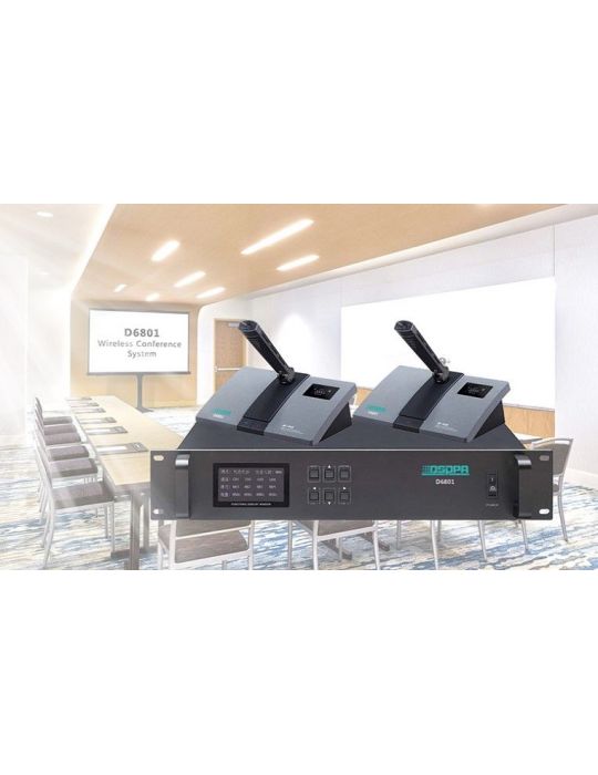 Sistem audioconferinta wireless 2.4ghz dsppa d6801 cu 10 participanti Dsppa - 1