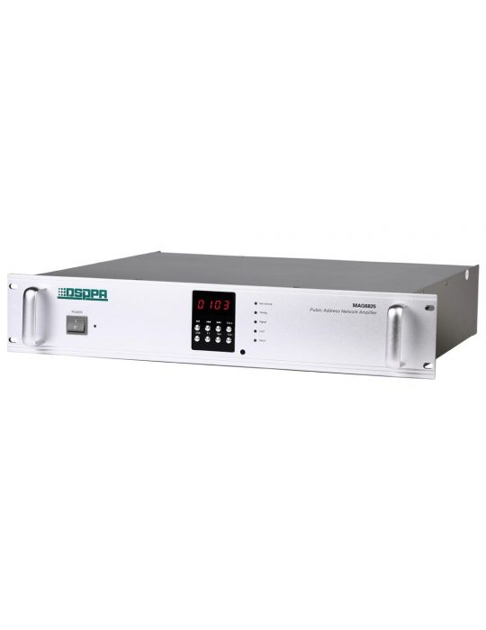 Amplificator de retea 250w pe 100v dsppa mag6825 usb / sd / aux / mic ecran digital Dsppa - 1