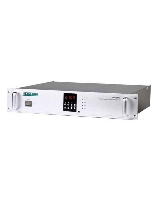 Amplificator de retea 120w pe 100v dsppa mag6812 usb / sd / aux / mic ecran digital Dsppa - 1