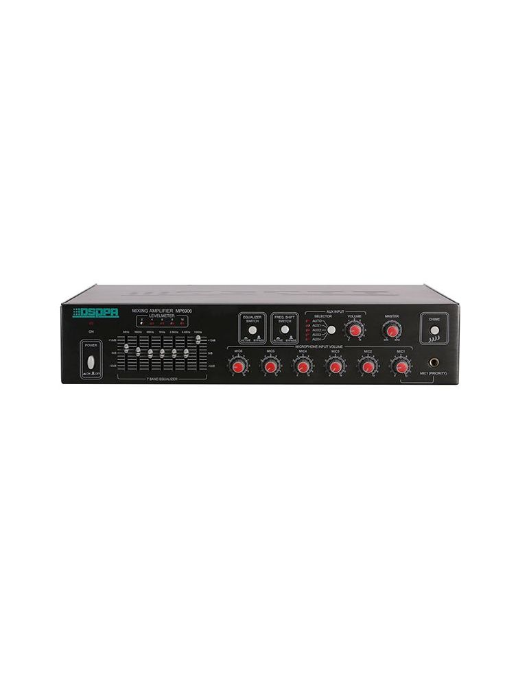 Amplificator 250w pentru conferinte 6 mic input dsppa mp6925