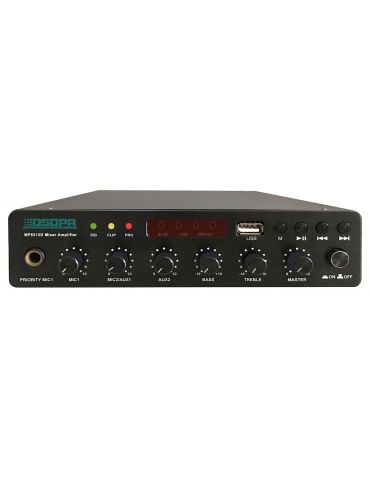 Amplificator cu mixer 120w dc24v ultra thin cu usb/bluetooth dsppa mp9312d Dsppa - 1 - Tik.ro