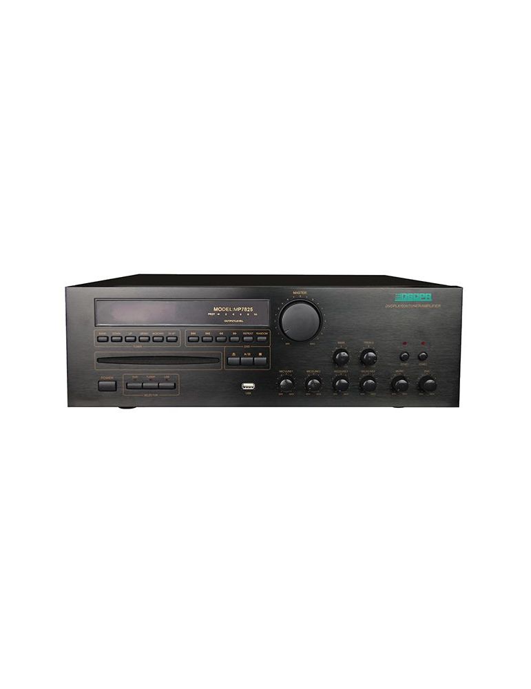 Amplificator cu mixer 250w 2 zone usb/ fm/ dvd player dsppa mp7825