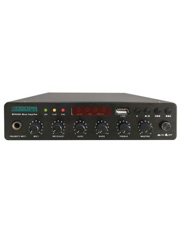 Amplificator cu mixer 60w ultra thin cu usb/bluetooth dsppa mp9306u Dsppa - 1 - Tik.ro