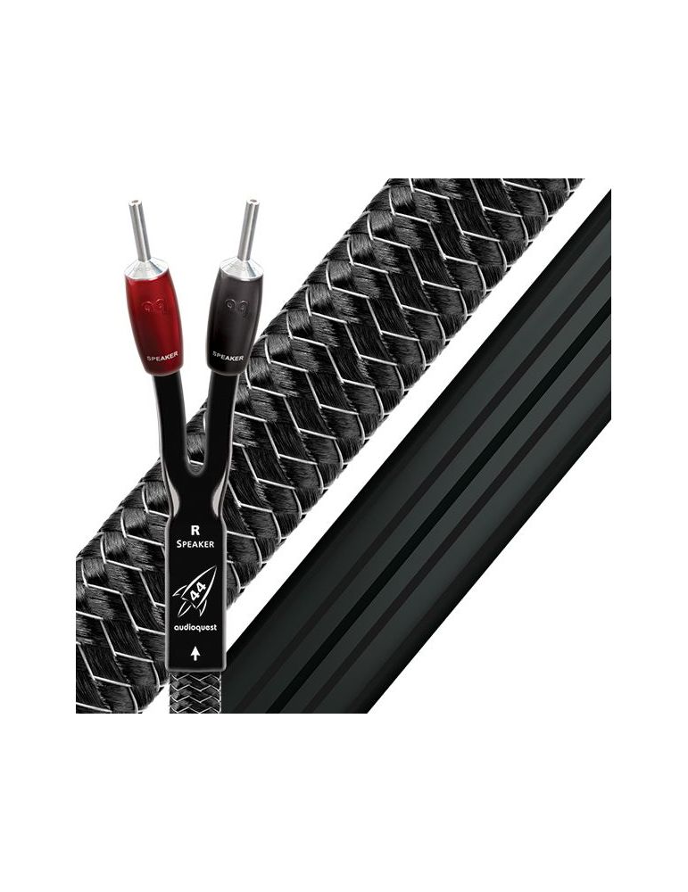 Cablu de boxe high-end cu mufe banana audioquest rocket 44 lungime 4m (pereche)