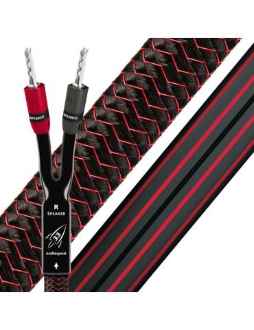 Cablu de boxe high-end cu mufe banana audioquest rocket 33 lungime 3m (pereche) Audioquest - 1