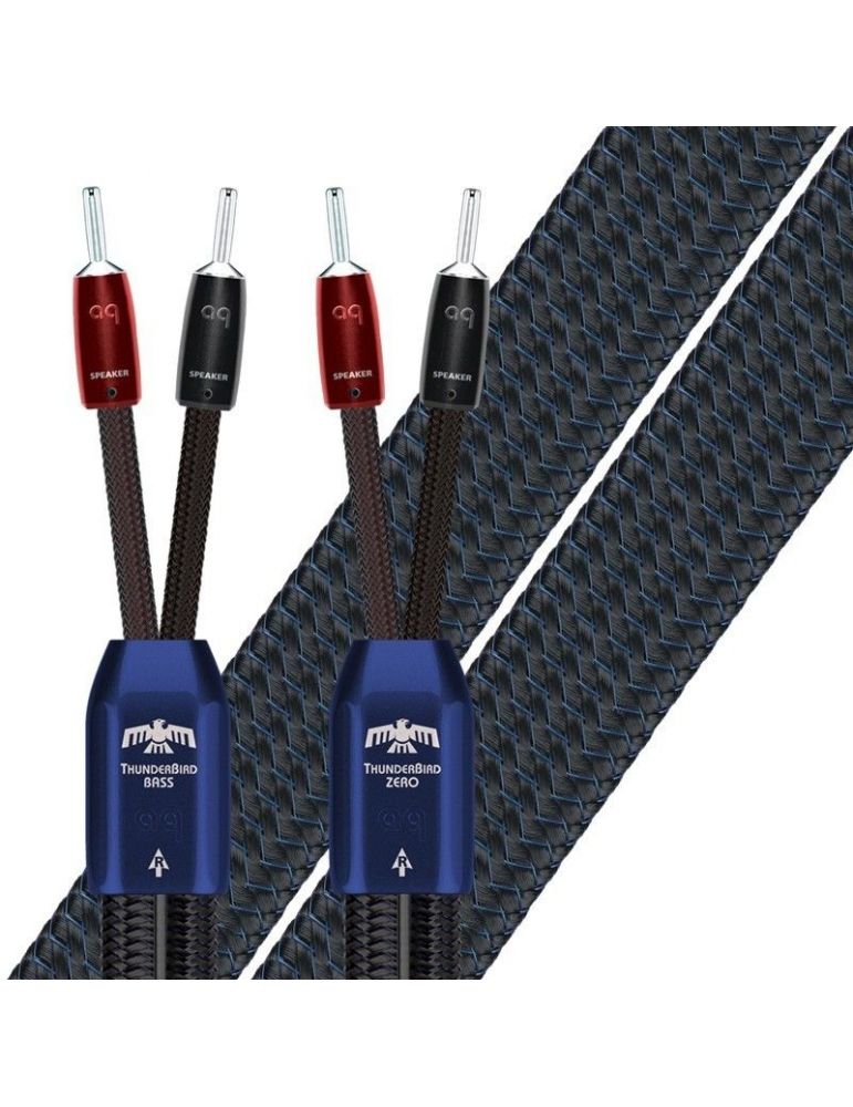 Cablu de boxe high-end audioquest thunderbird zero (dbs carbon) 2.5m