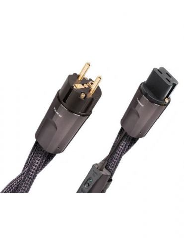 Cablu alimentare audioquest thunder c19 high current 20a dbs black 2m Audioquest - 1