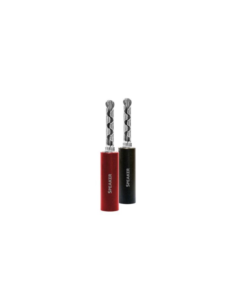 Set mufe banana Audioquest SureGrip 100, Silver plated, 2buc