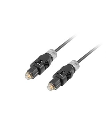 Cablu audio optic 1m lanberg ca-tosl-10cc-0010-bk Lanberg - 1 - Tik.ro