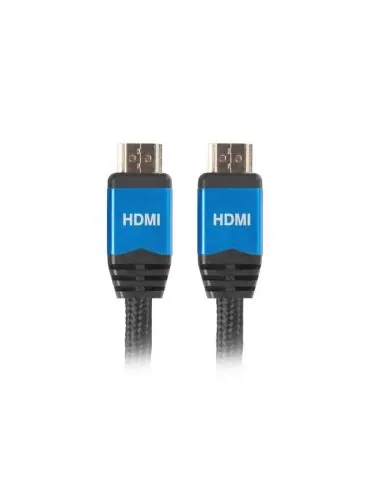 Cablu 1.8m hdmi2.0 premium cu mufe metalice 4k@60hz ca-hdmi-20cu-0018-bl lanberg Lanberg - 1 - Tik.ro