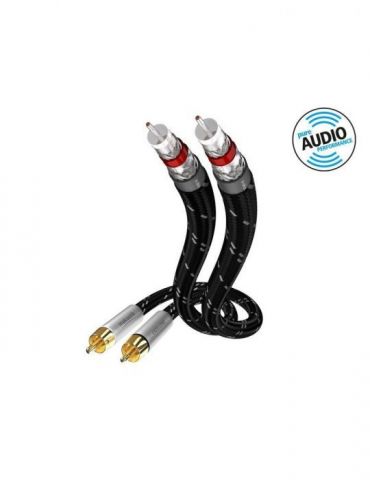 Cablu audio rca stereo 1.5m inakustik excellence silver plated coaxial cod 006041015 Inakustik - 1 - Tik.ro