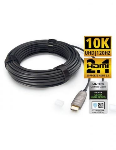 Cablu hdmi2.1 prin fibra optica 8k/10k 20m 009245020 inakustik Inakustik - 1 - Tik.ro