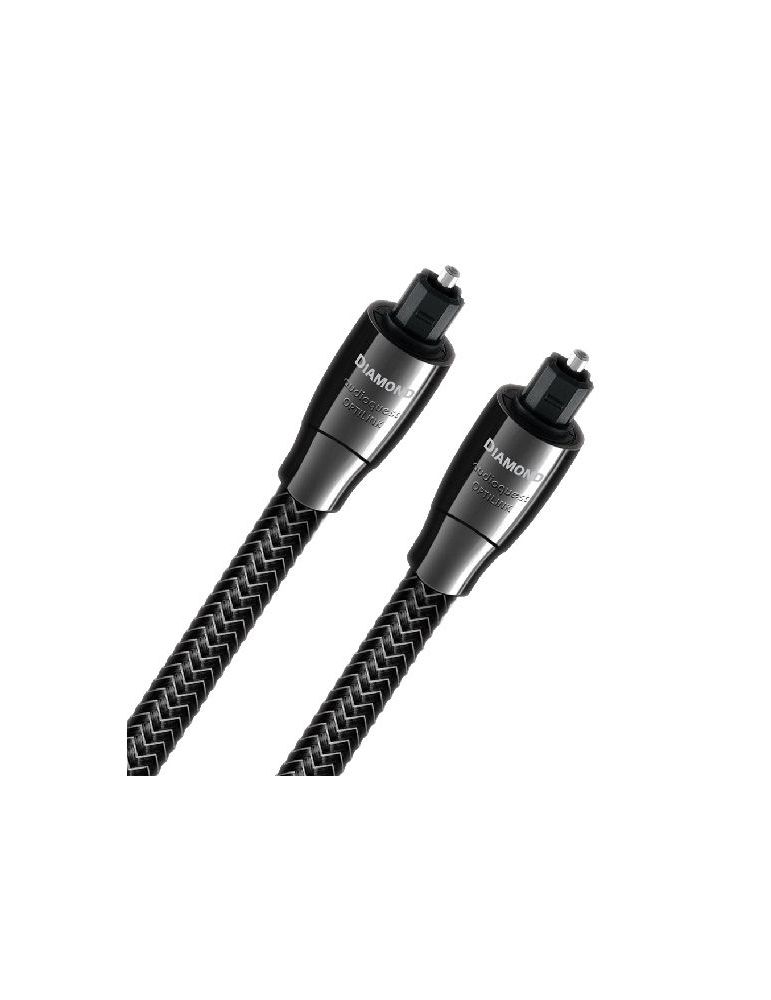 Cablu optic Audioquest Diamond, toslink - toslink, 0.75m, negru