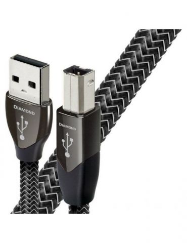 Cablu usb a-b audioquest diamond 5m dbs black solid 100% silver Audioquest - 1