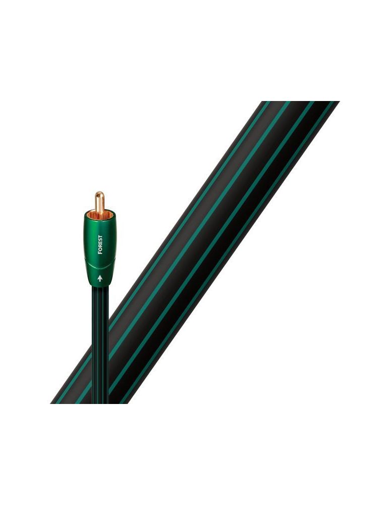 Cablu digital coaxial Audioquest Forest, rca - rca, 5m, negru/verde