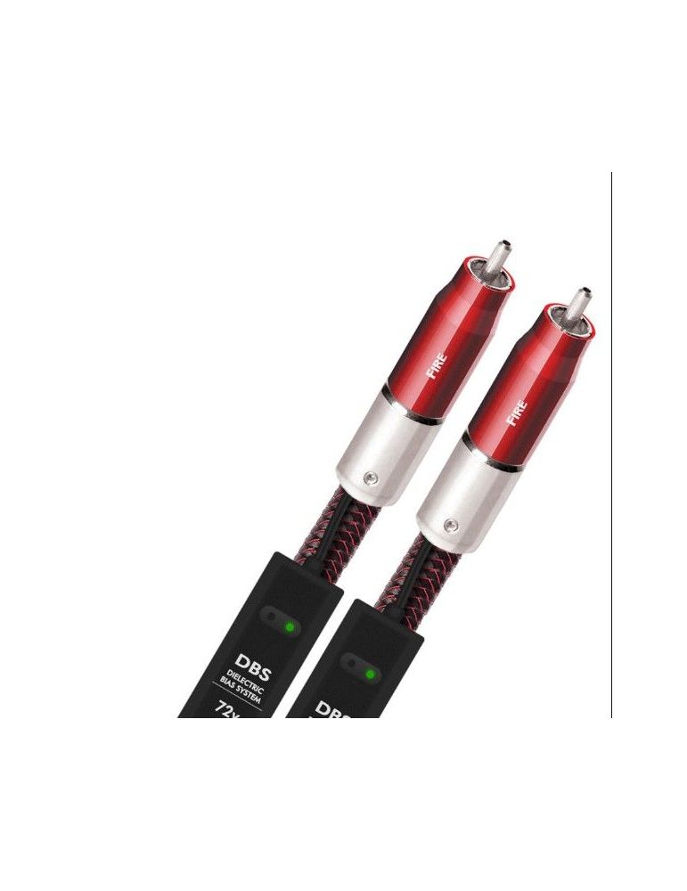 Cablu audio 2rca - 2rca audioquest fire 1.0m dbs carbon 72v inclus