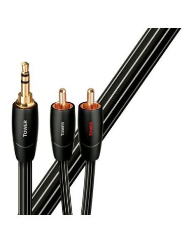 Cablu audio jack 3.5mm - 2rca audioquest tower 3m Audioquest - 1 - Tik.ro