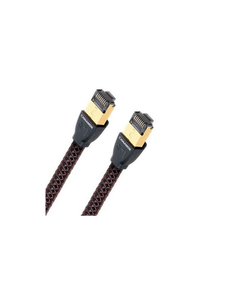 Cablu retea Audioquest Cinnamon, rj45-rj45, cat.7, 0.75m, negru