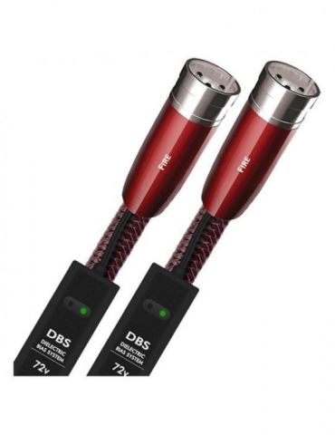 Cablu audio 2xlr - 2xlr audioquest fire 1m dbs carbon 72v inclus Audioquest - 1 - Tik.ro