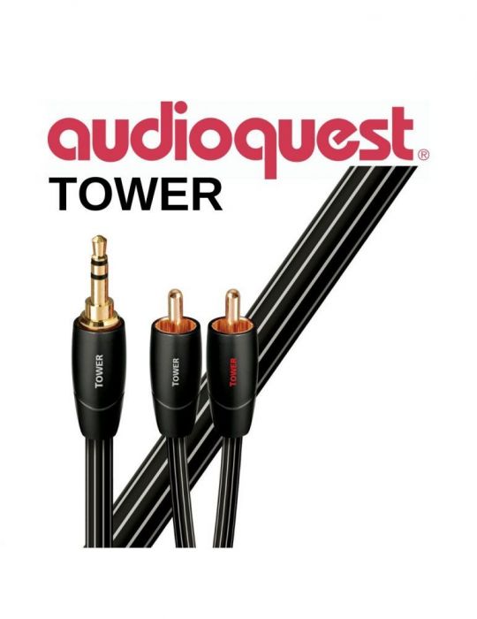 Cablu audio 3.5mm - 2rca audioquest tower 5m Audiocontrol - 1