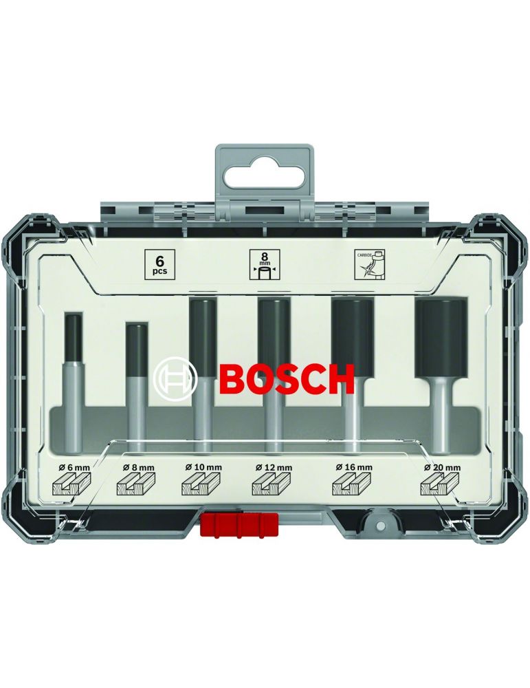 Bosch Set 6 freze HM tija 6mm