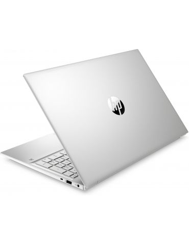Laptop HP Pavilion 15-EG0014NQ,Intel Core i7-1165G7,15.6",RAM 16GB,SSD 512GB,nVidia GeForce MX450 2GB,Free DOS,Natural Silver Hp