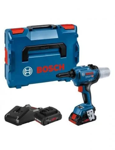 Bosch GRG 18V-16 C Nituitor Li-Ion 6.4mm + 2 x Acumulator ProCORE 18V 4Ah + Incarcator rapid GAL 18V-40 + Valiza Bosch - 1 - Tik.ro