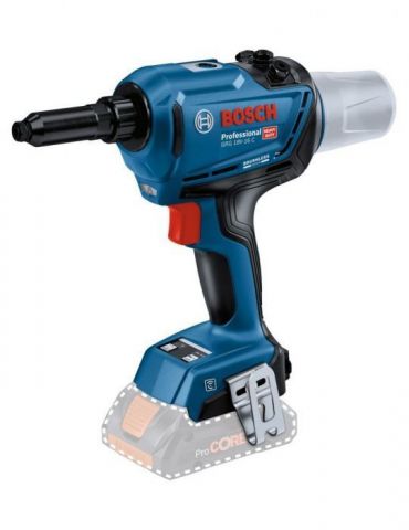 Bosch GRG 18V-16 C Nituitor Li-Ion 6.4mm + 2 x Acumulator ProCORE 18V 4Ah + Incarcator rapid GAL 18V-40 + Valiza Bosch - 1