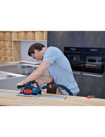Bosch GKT 18V-52 GC (solo) Ferastrau circular brushless Biturbo Li-Ion fara acumulator in set + L-Boxx Bosch - 1