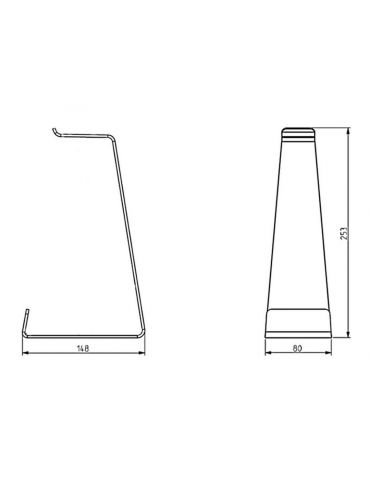 Multibrackets 1893 accesorii pentru căști Suport cască Multibrackets - 8