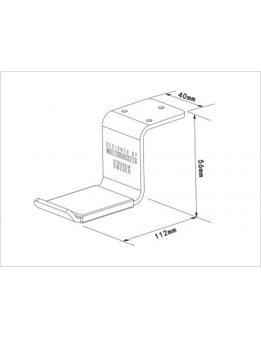 Multibrackets 1886 accesorii pentru căști Suport cască Multibrackets - 5
