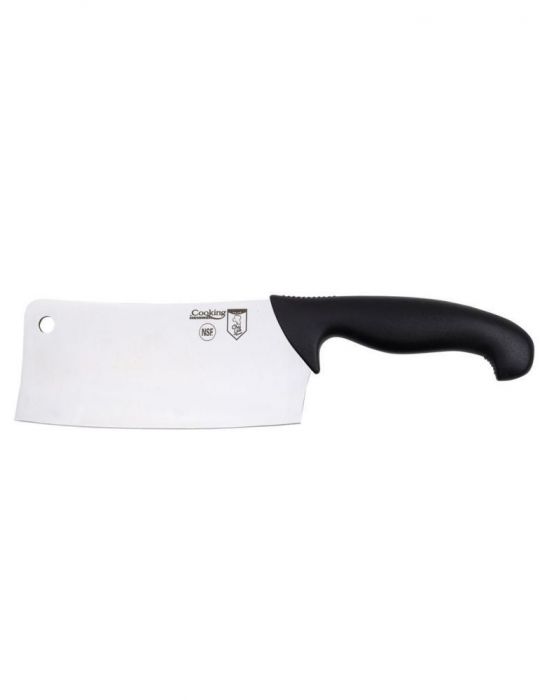 Cleaver knife 18 cm black handle total length: 30 cm Heinner - 1