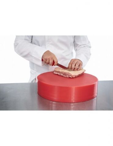 Boning knife  18 cm red handle total length: 30 cm Heinner - 1