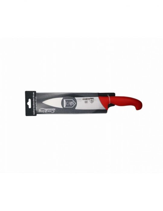 Chef knife  20 cm red handle total length: 33 cm Heinner - 1