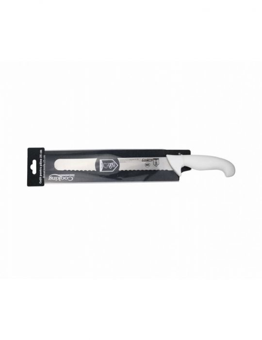 Bread knife  25 cm white handle total length: 38 cm Heinner - 1