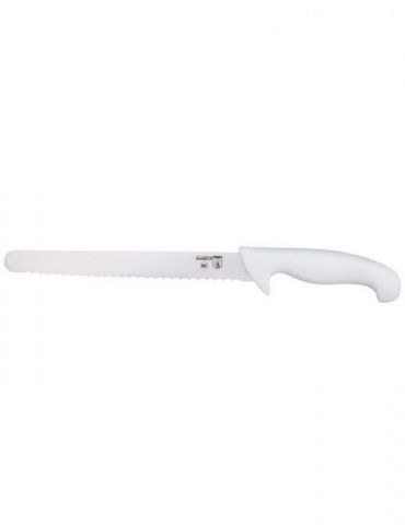 Bread knife  25 cm white handle total length: 38 cm Heinner - 1