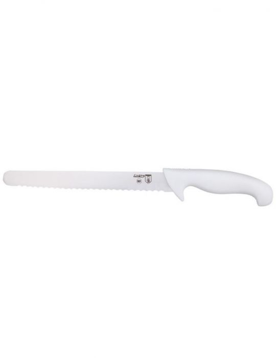 Bread knife  25 cm white handle total length: 38 cm Heinner - 1