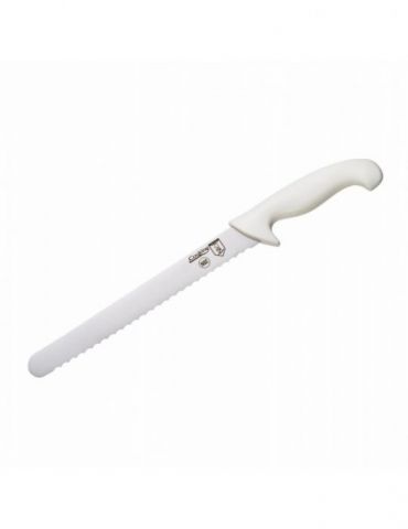 Bread knife  25 cm white handle total length: 38 cm Heinner - 1